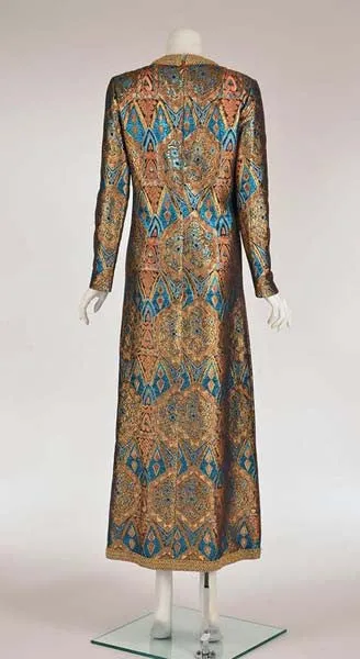 1960s Exotic Metallic Caftan