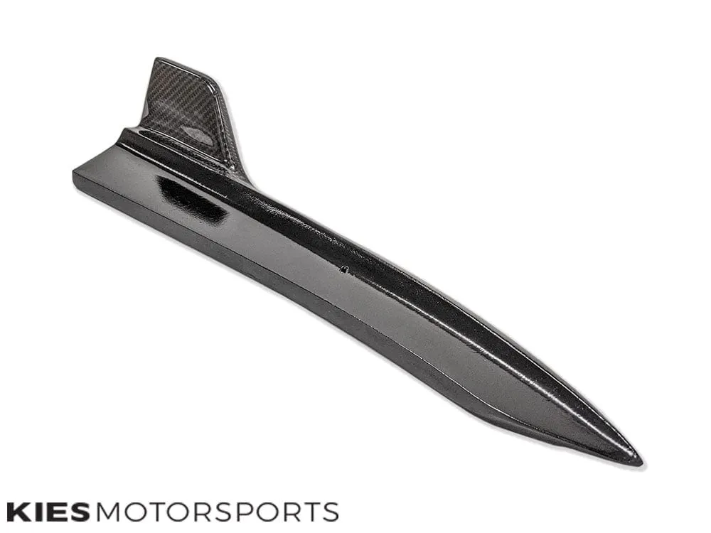 2019-2022 BMW 3 Series (G20) Type II Carbon Fiber Rear Splitters (Pair)