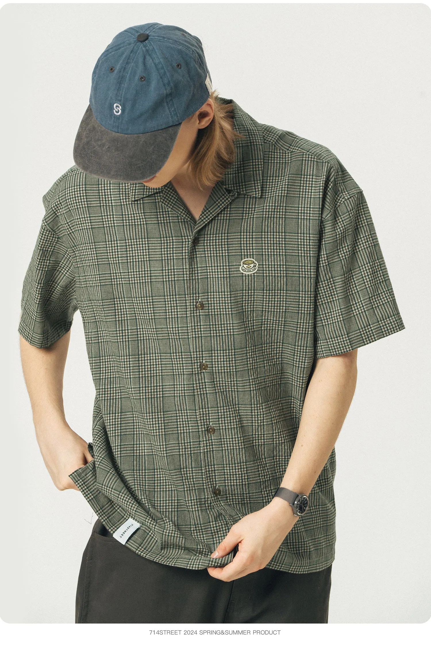 714STREET キューバンカラーシャツ 714ST072