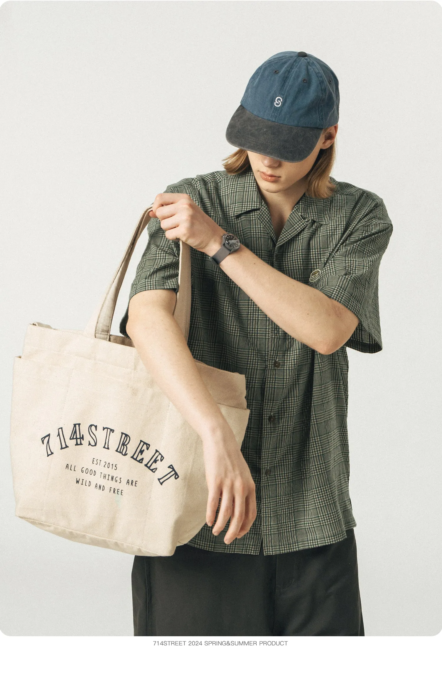 714STREET キューバンカラーシャツ 714ST072
