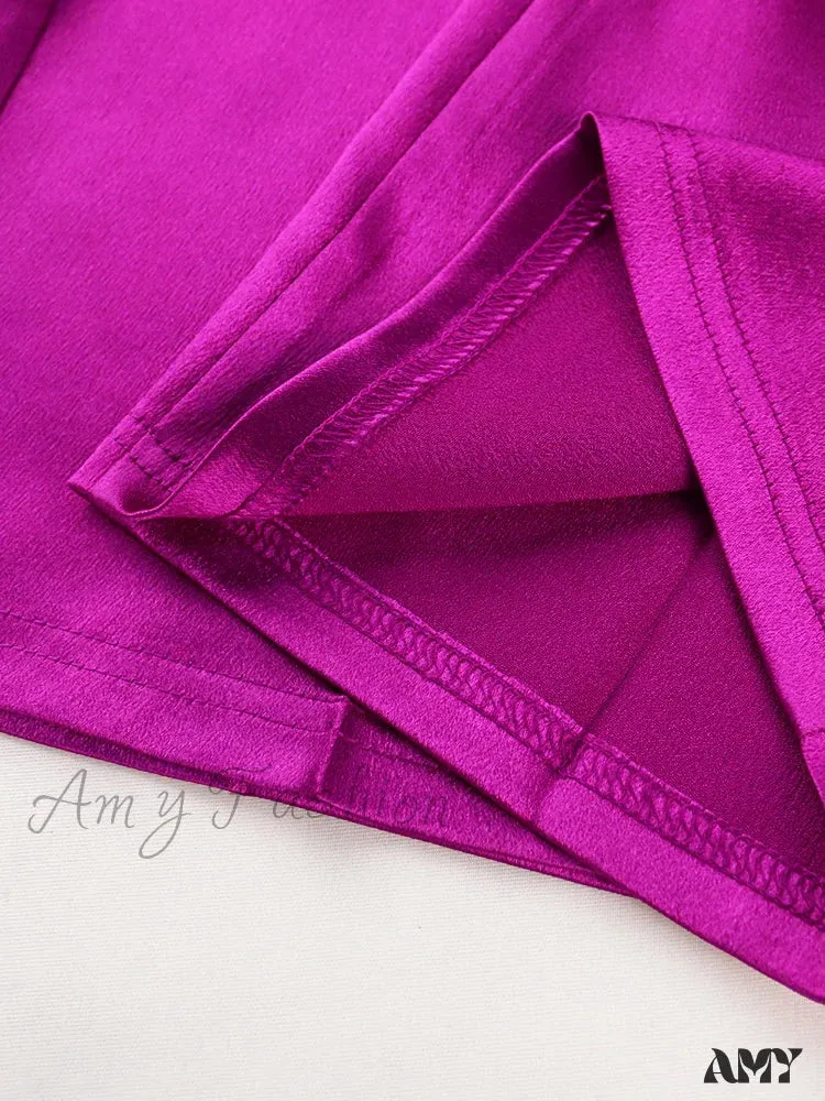 Amy Fashion - High Waist Wide Leg Pants