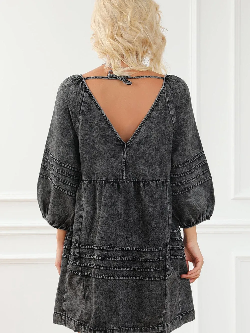 Babydoll Denim Dress