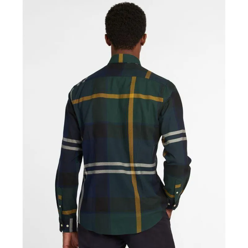 Barbour Dunoon Mens Tailored Shirt - Seaweed Tartan