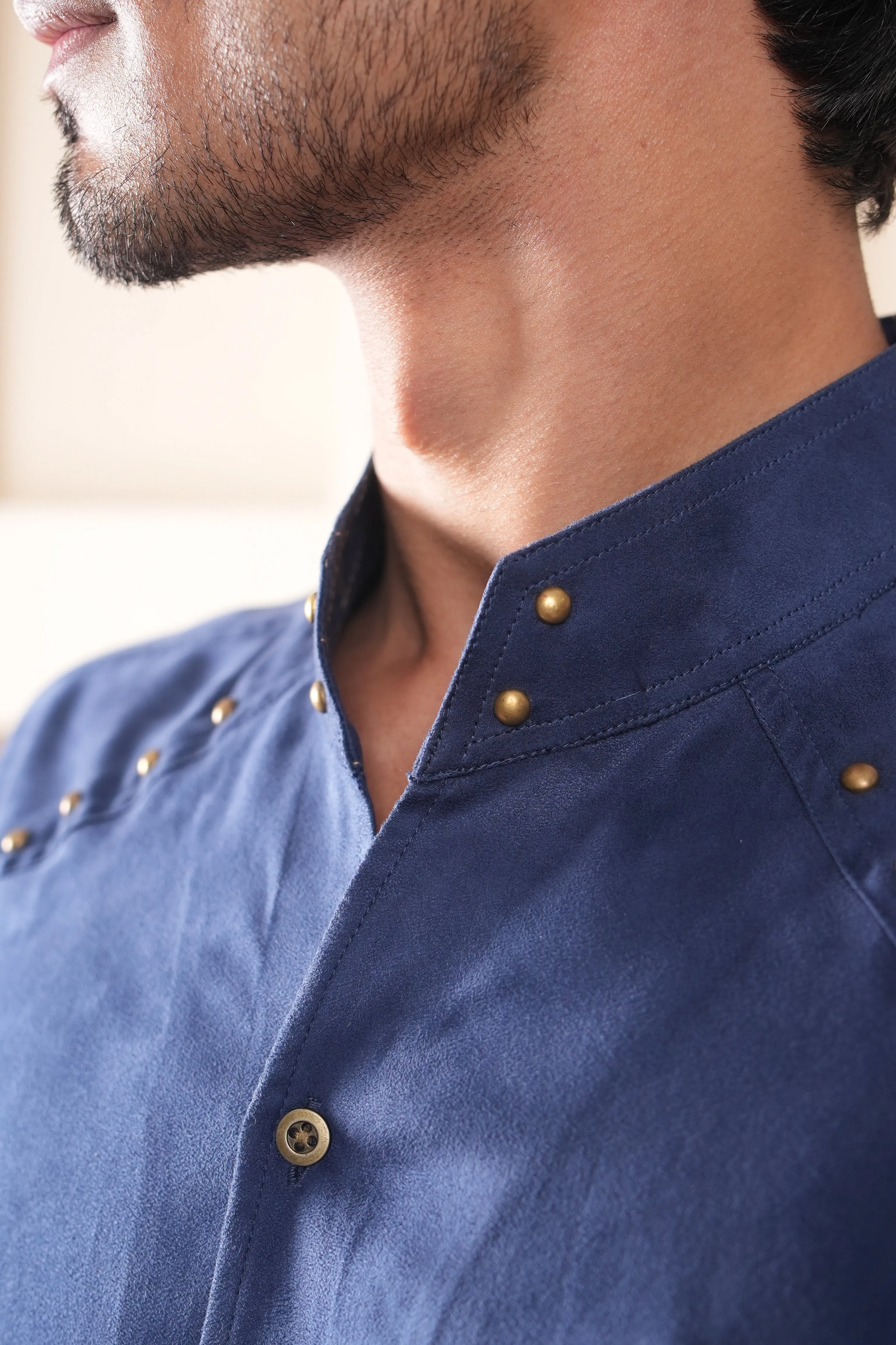 Blue Suede Shirt