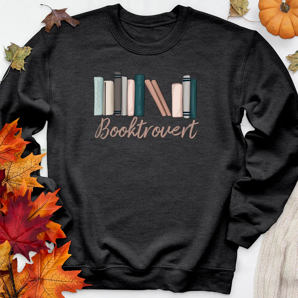 booktrovert color premium crewneck sweatshirt