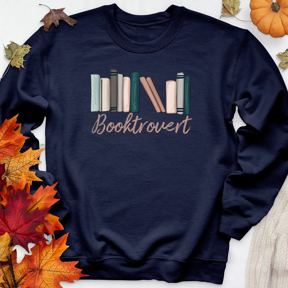 booktrovert color premium crewneck sweatshirt