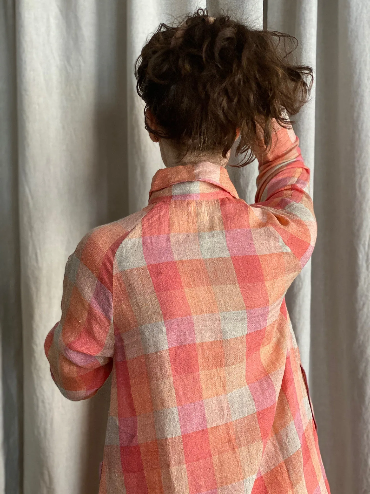 Bougainvillea Shirt Dress
