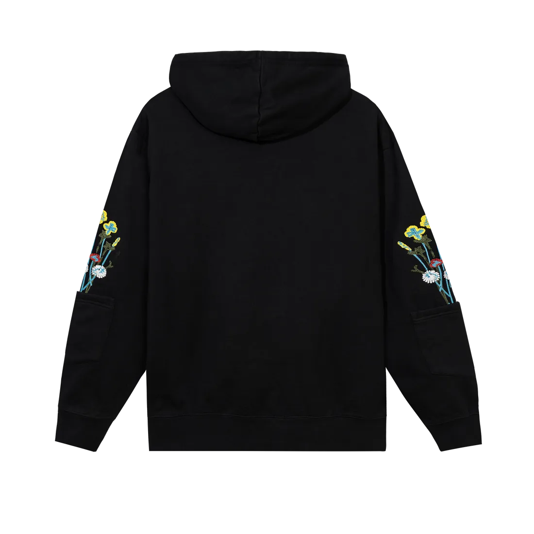Bouquet Pullover Hoodie Washed Black