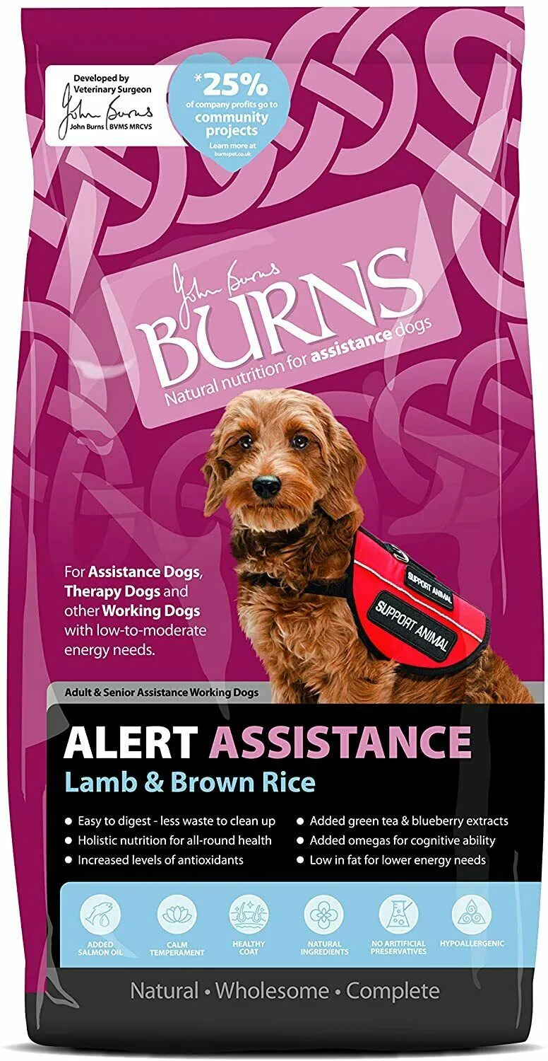 Burns Alert Lamb & Brown Rice Dog Food