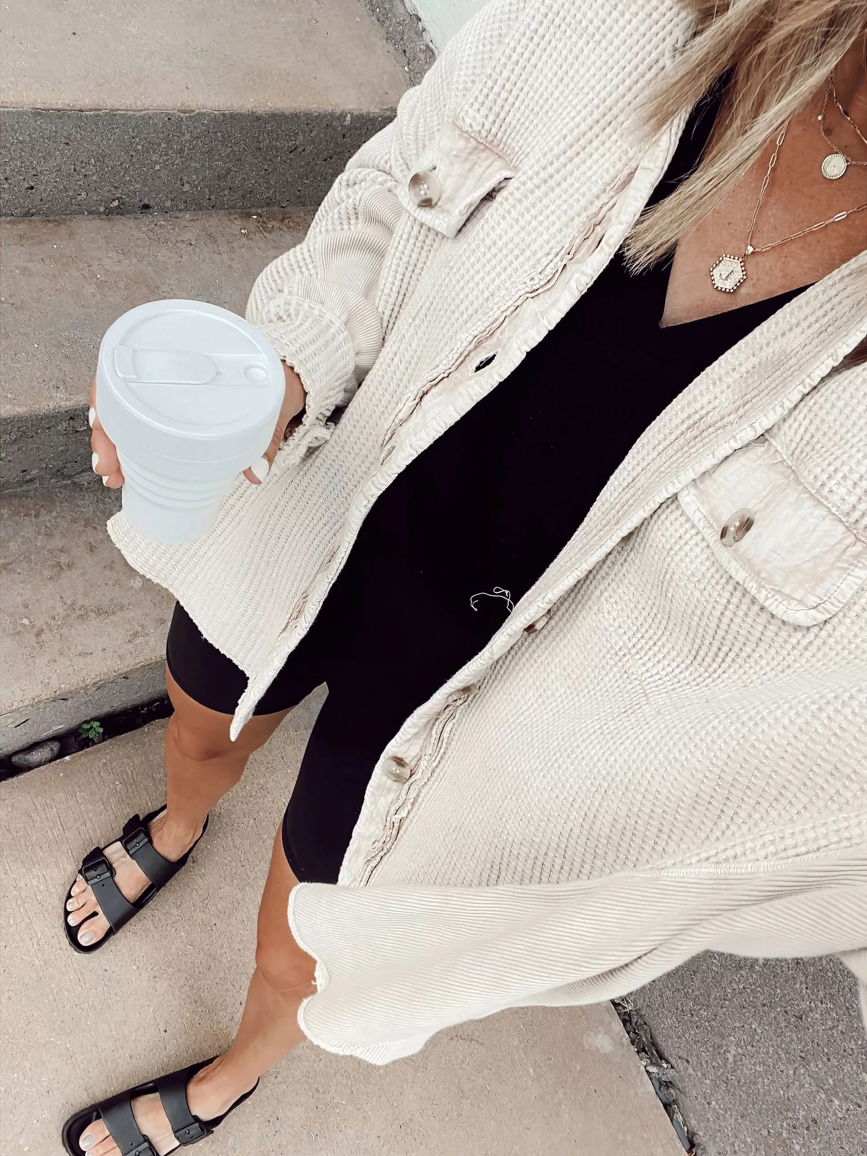 Cable Knit Long Cardigan with Pockets