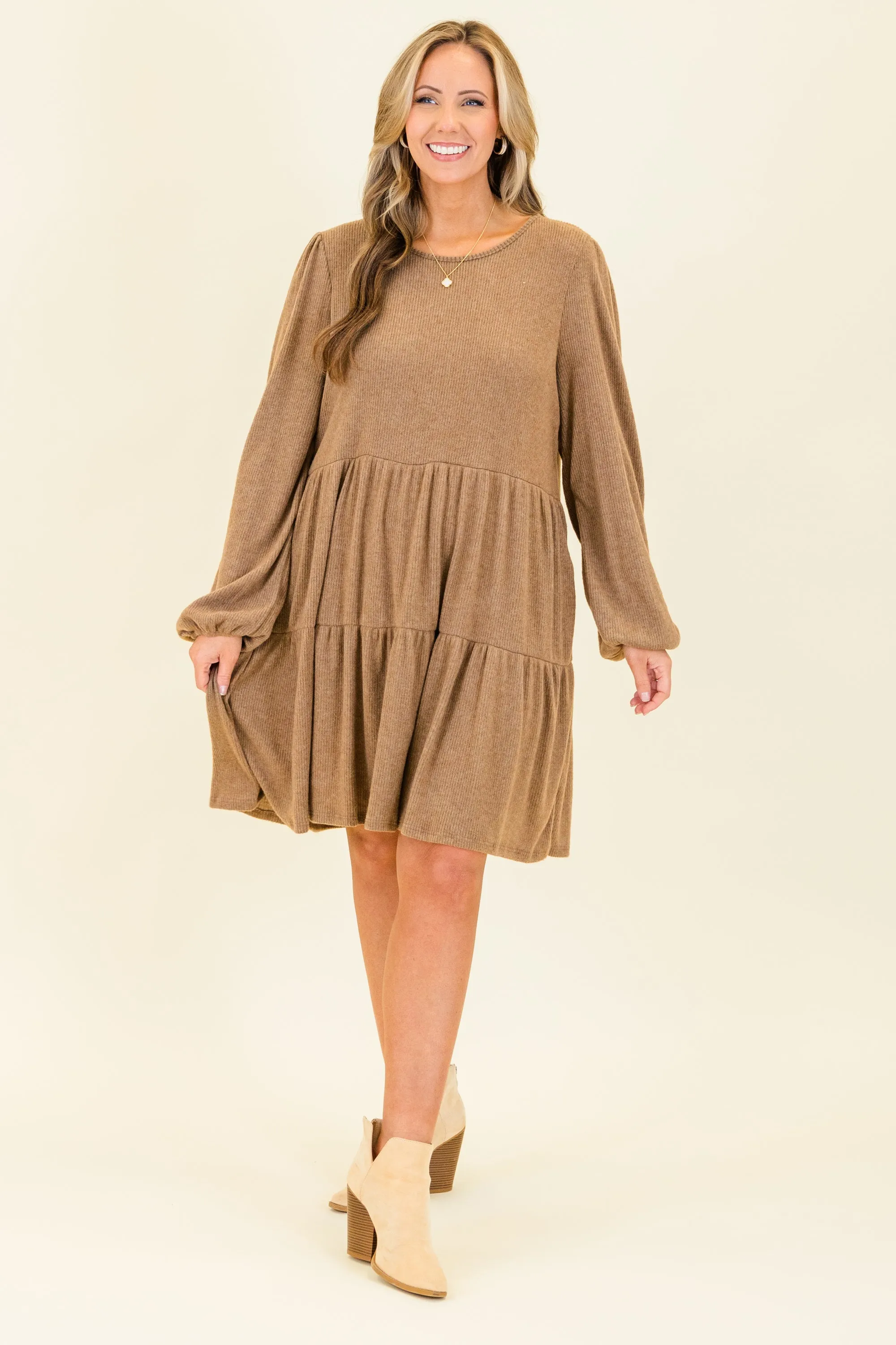 Call Me Out Dress, Mocha