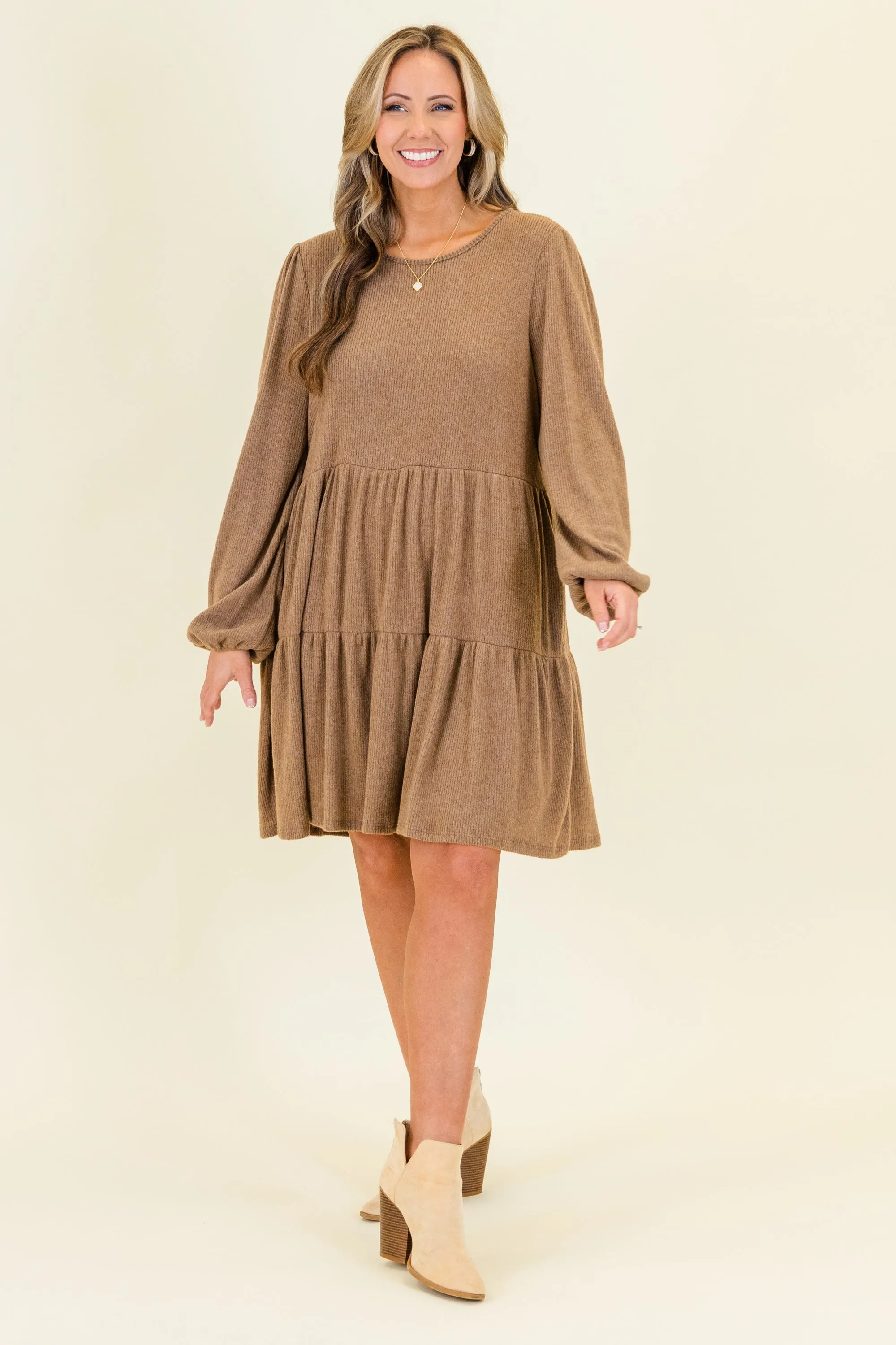Call Me Out Dress, Mocha