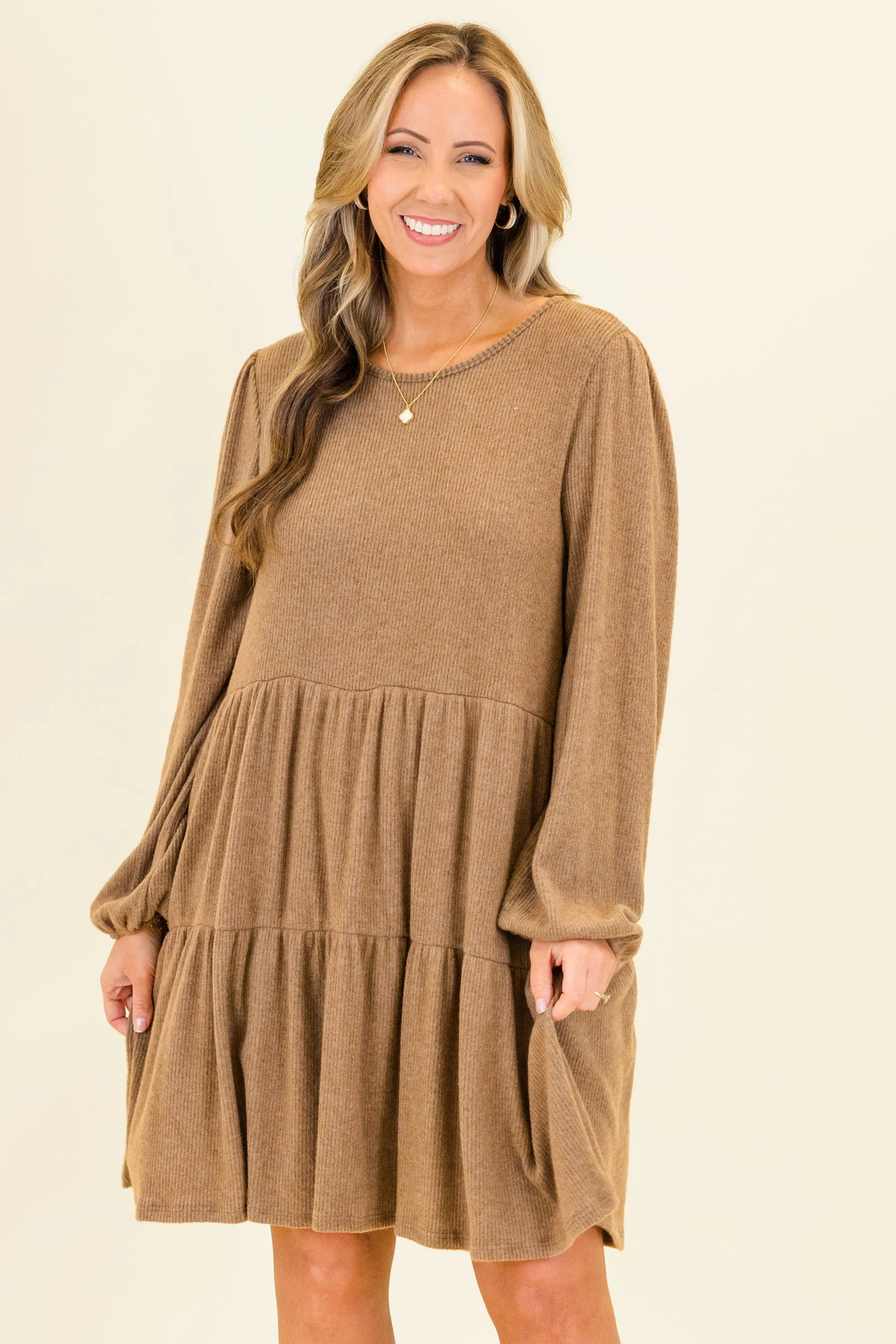 Call Me Out Dress, Mocha