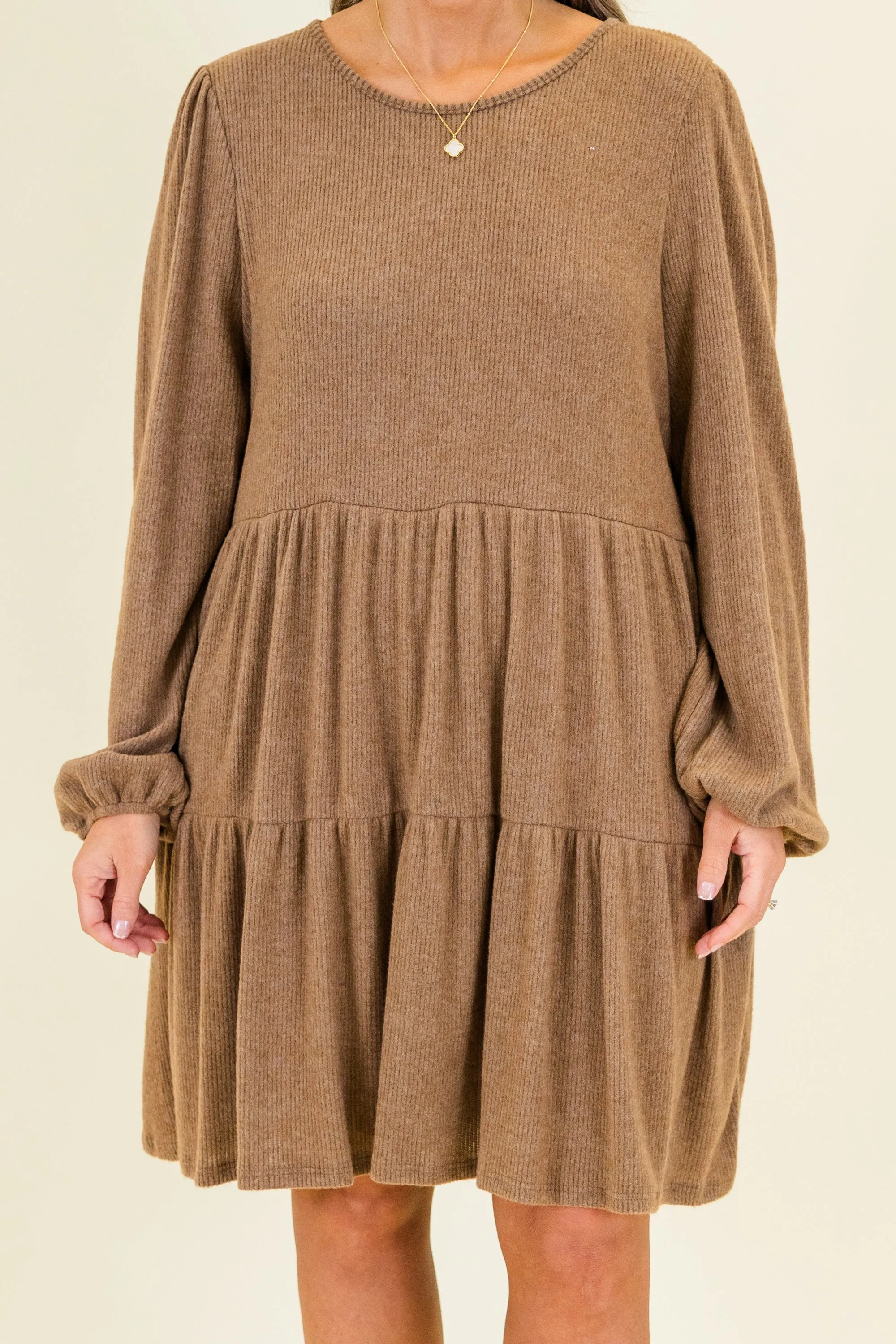 Call Me Out Dress, Mocha