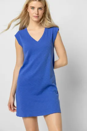 Cap Sleeve V-Neck Dress
