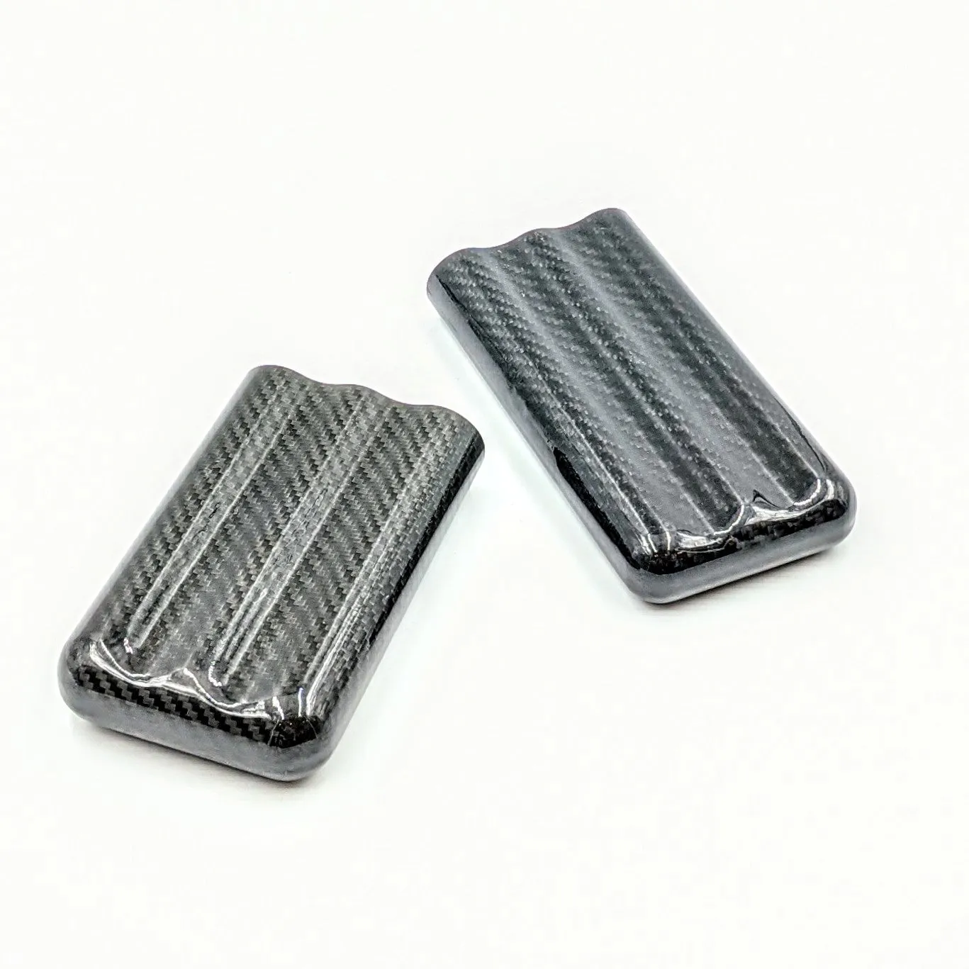 Carbon Fiber 3 Finger Cigar Case