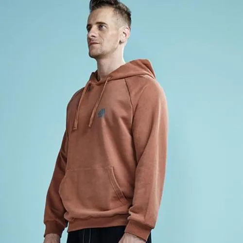 Casual Solid Color Hooded Sweatshirt with Pocket