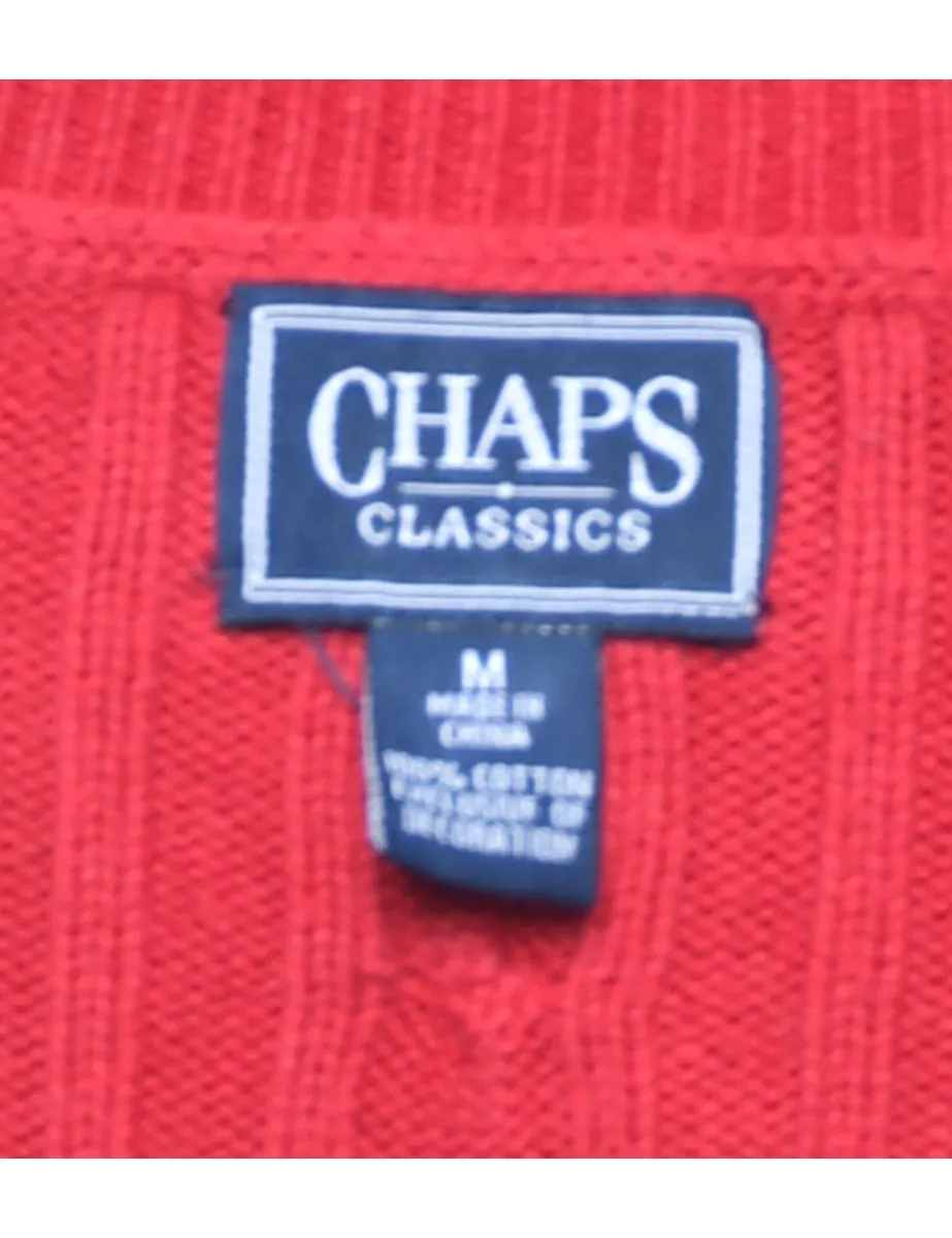 Chaps Cable Knit Jumper - M