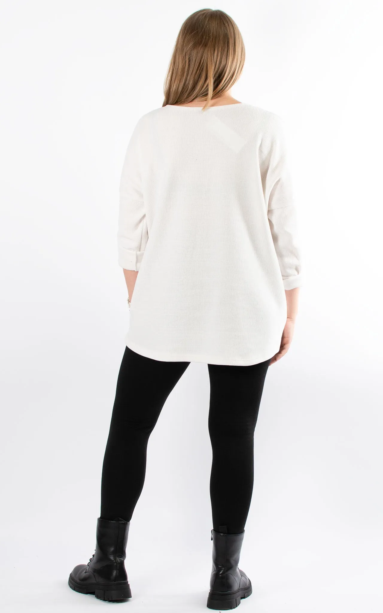Chenille Jumper | White