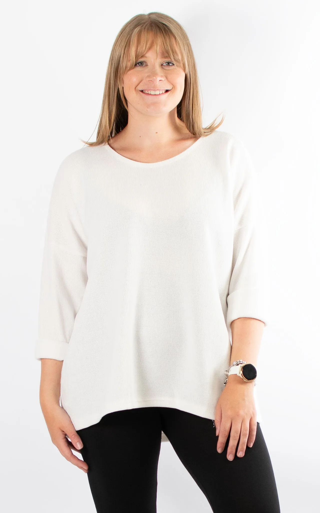 Chenille Jumper | White
