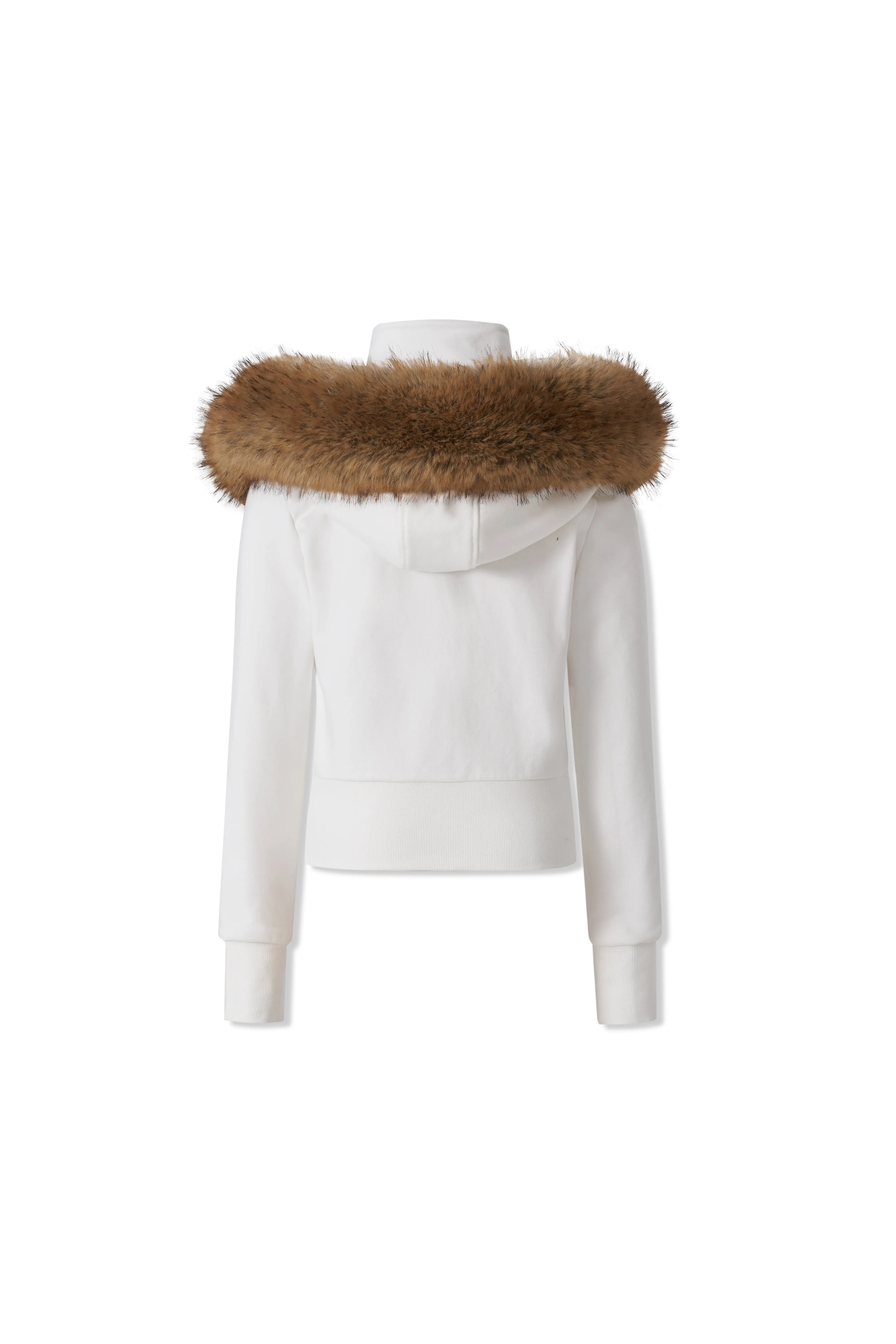 City Walk Thickened White Hoodie