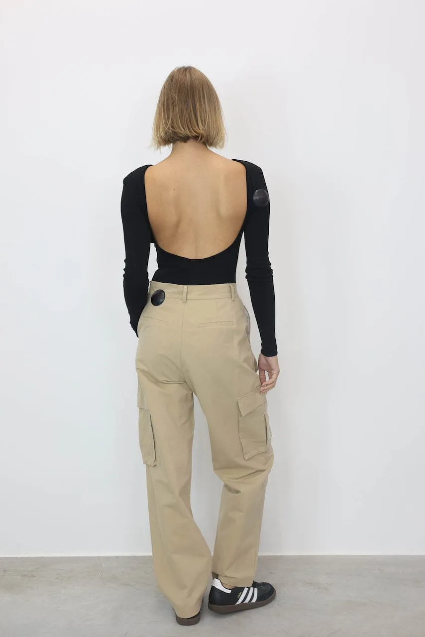 CLEMENCE STRAIGHT CARGO PANTS