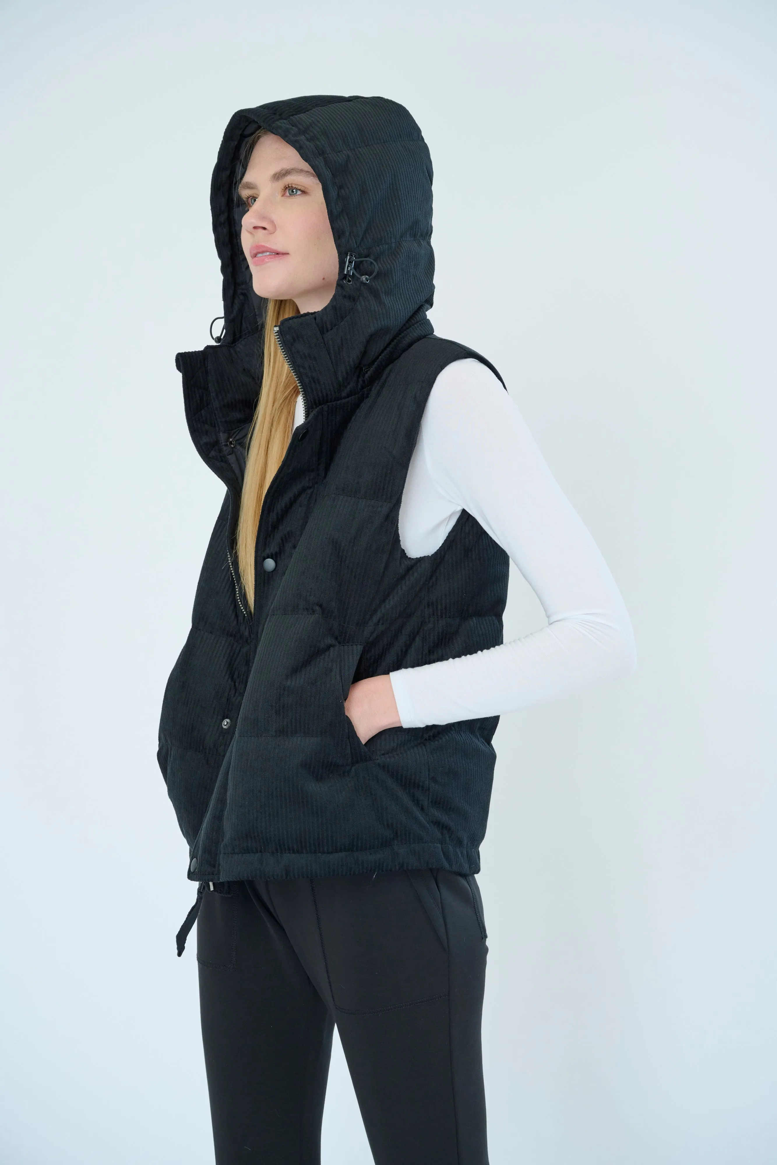Corduroy Down Vest
