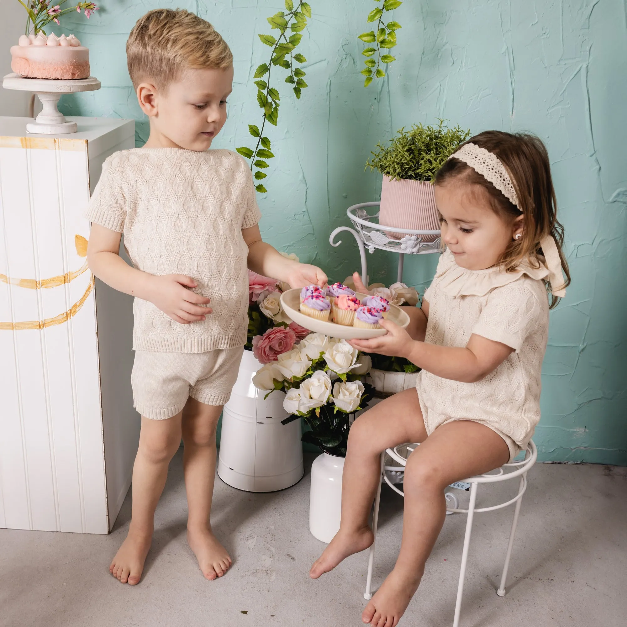 Danit Romper ~ Beige