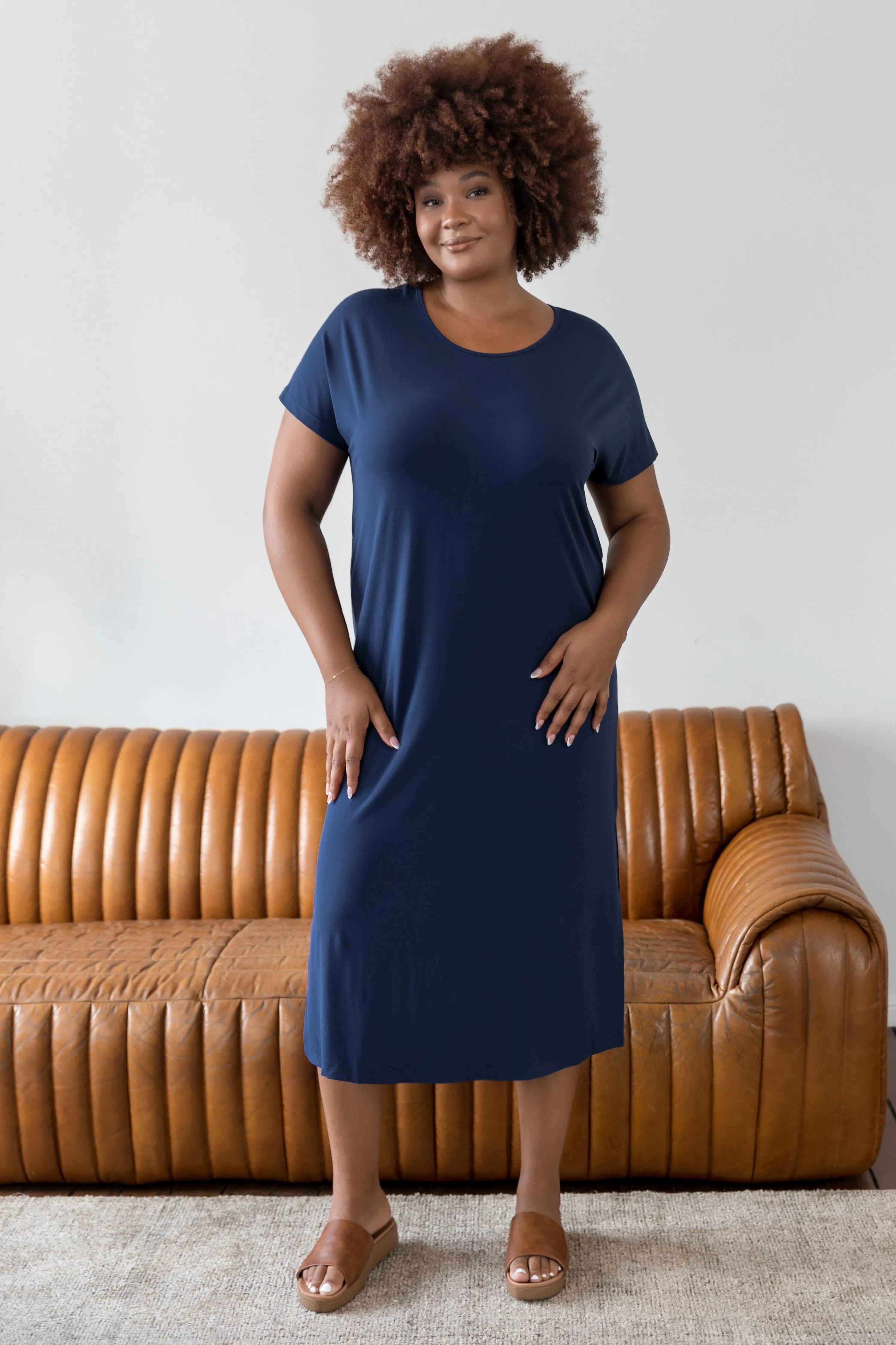 Destiny Dress | Navy