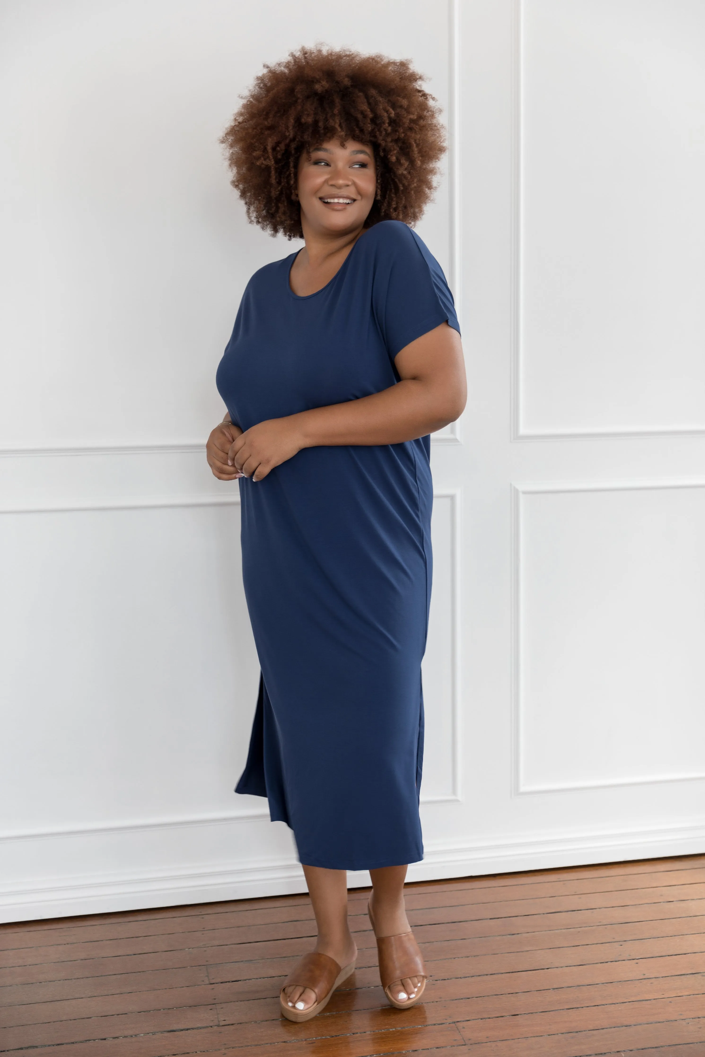 Destiny Dress | Navy