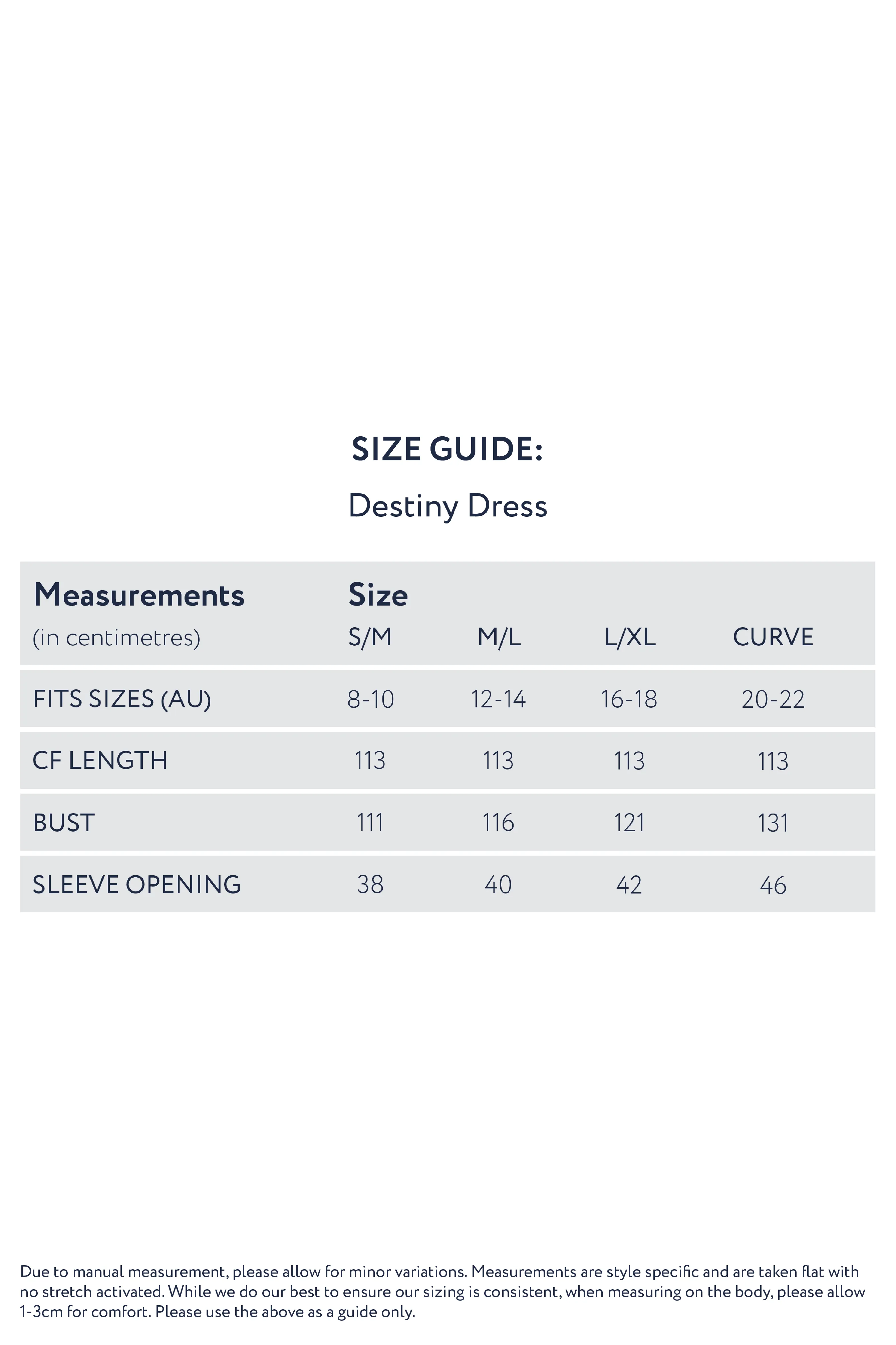 Destiny Dress | Navy