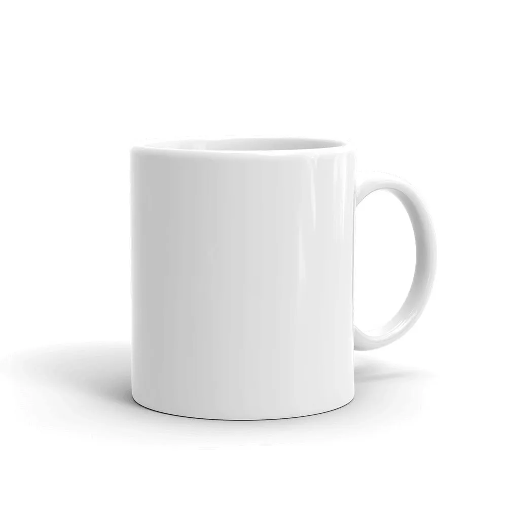 Don't Put Things Down...White glossy mug (Right)