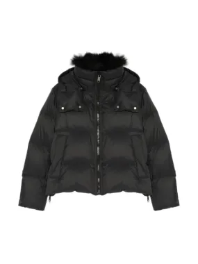 Doudoune 59cm Coat in Noir