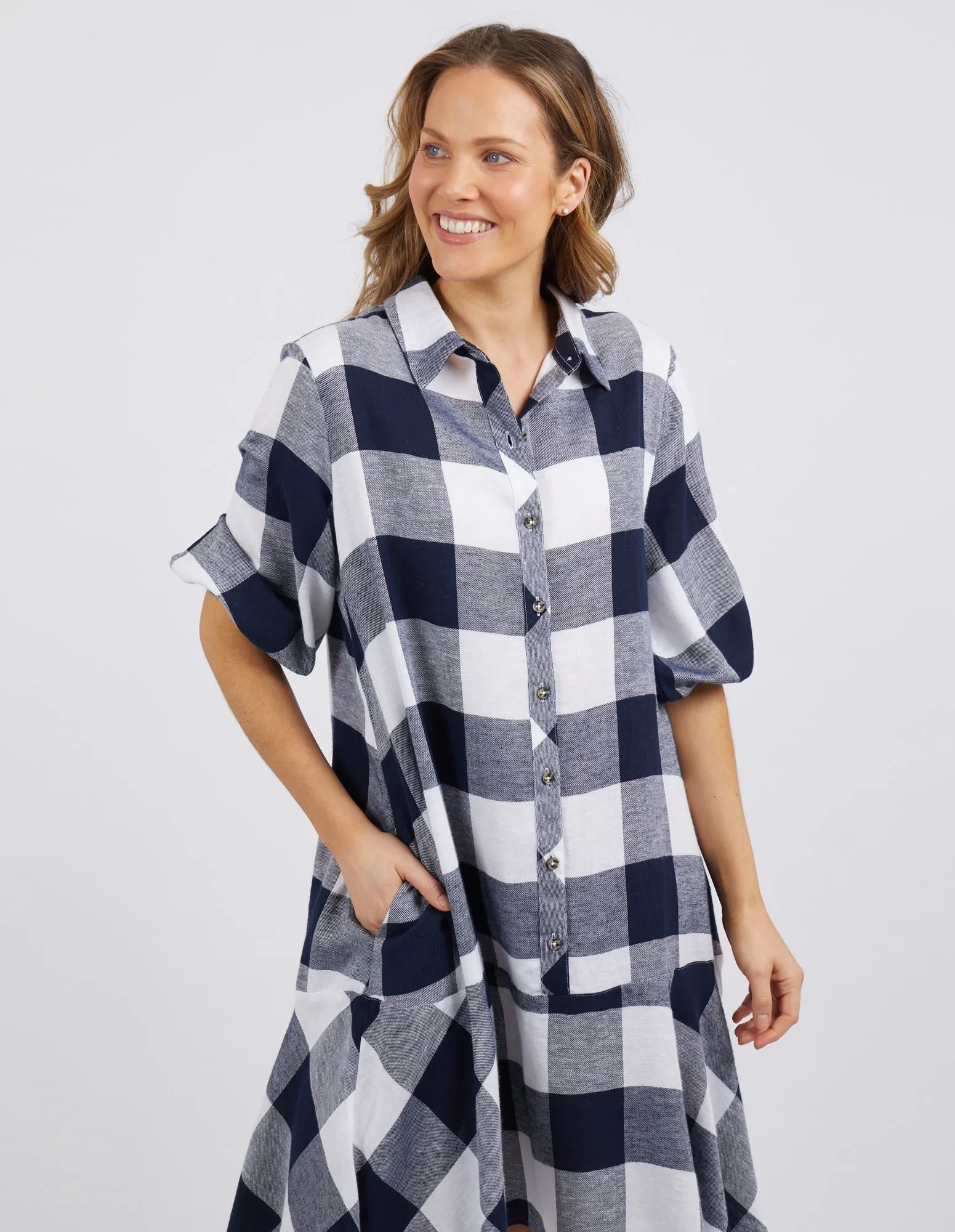 Elm Willow Check Dress