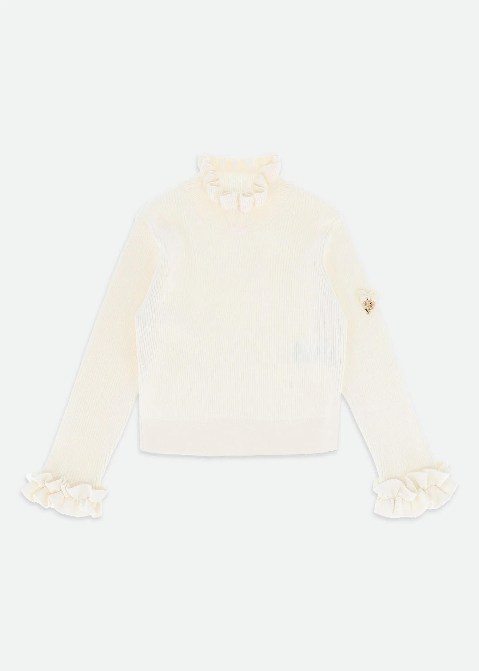 Elma Ribbed Jumper Vanilla