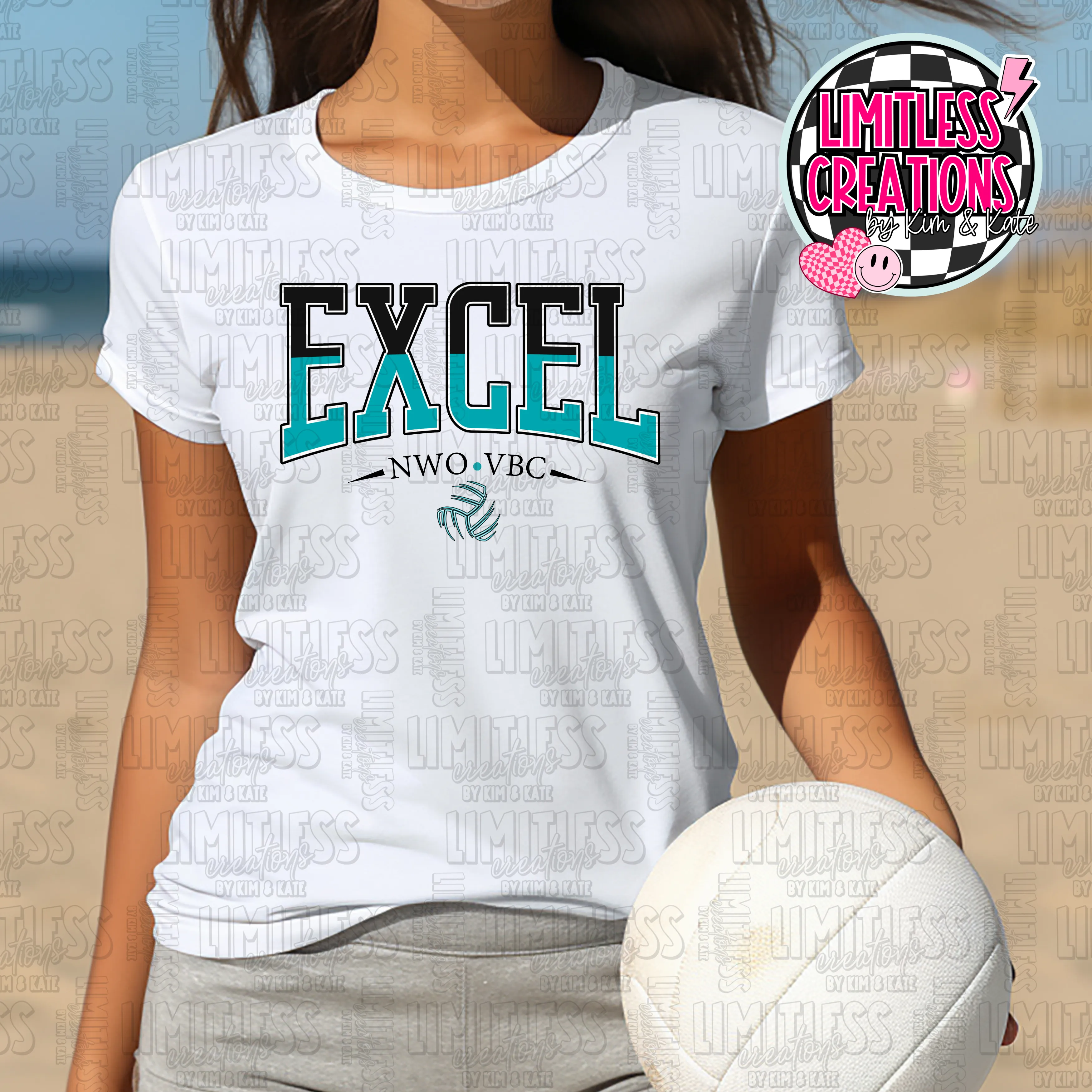 Excel Volleyball  graphic T Shirts