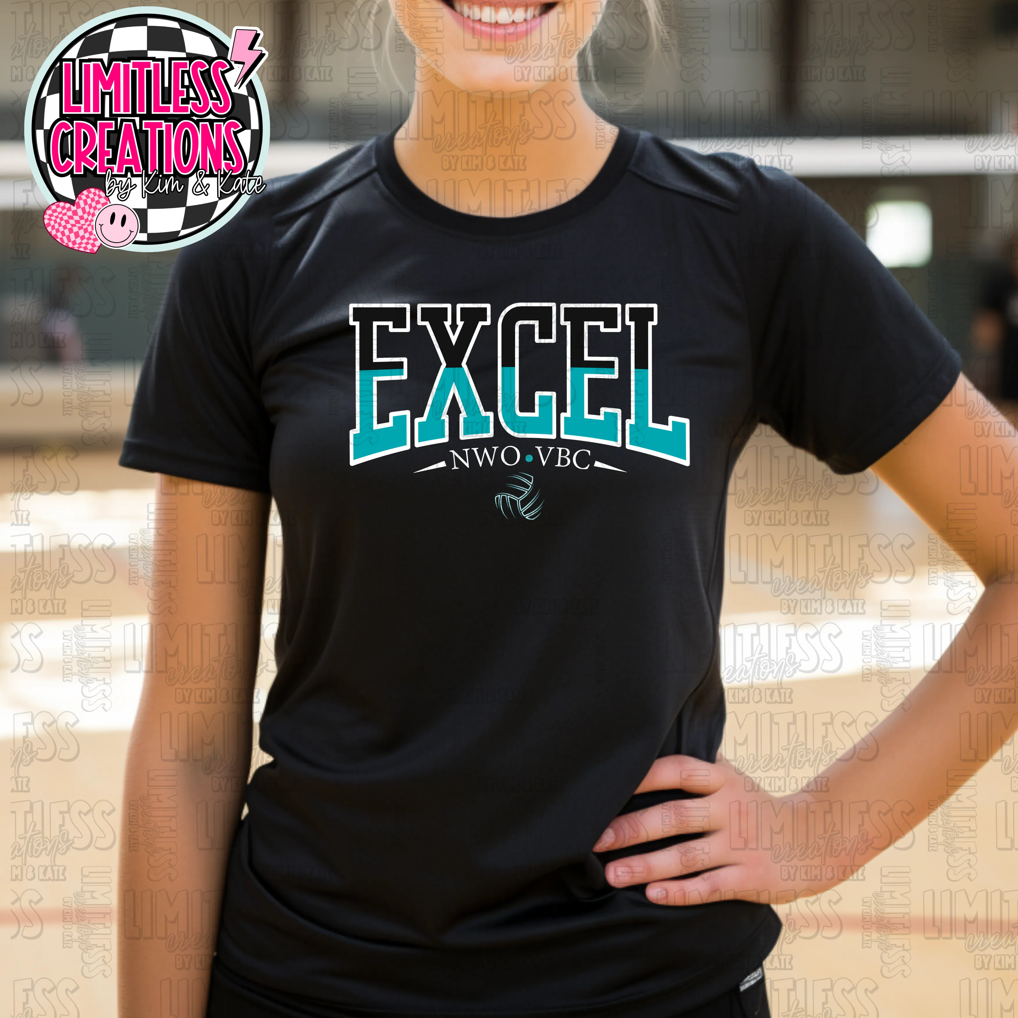 Excel Volleyball  graphic T Shirts