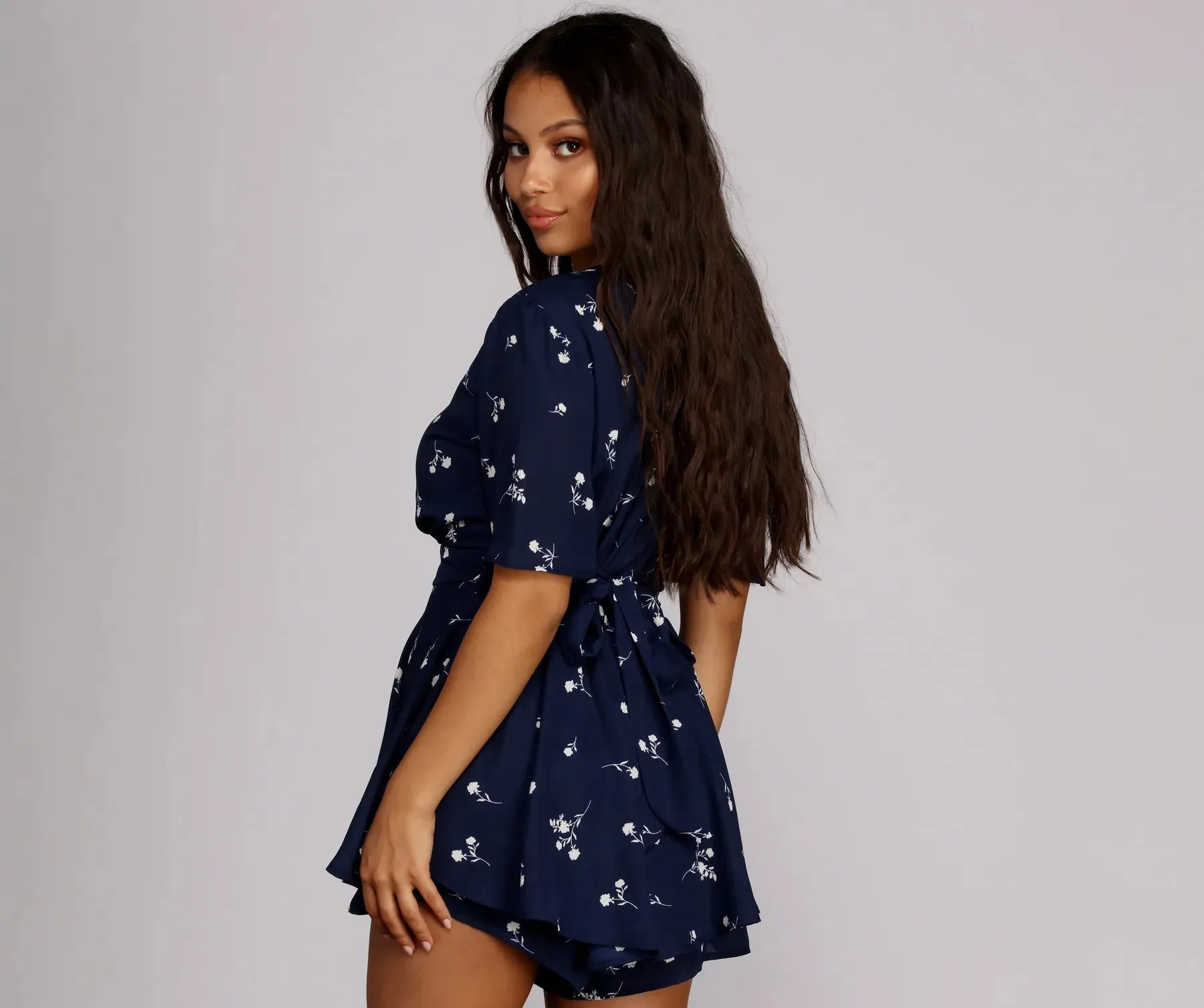 Floral Cutie Skater Romper