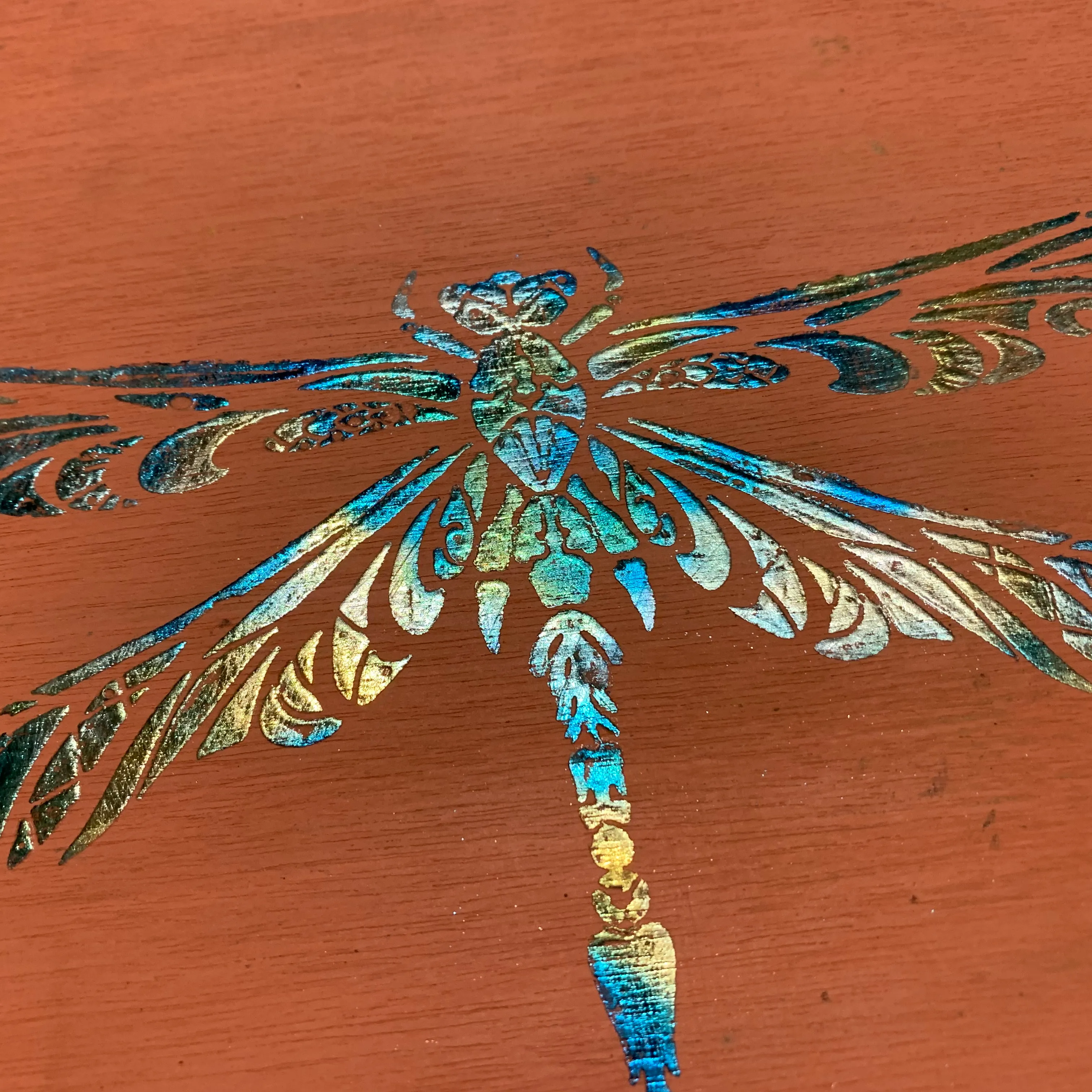 FOIL TIE DYE BLUE