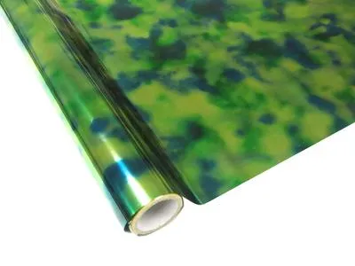 FOIL TIE DYE GREEN
