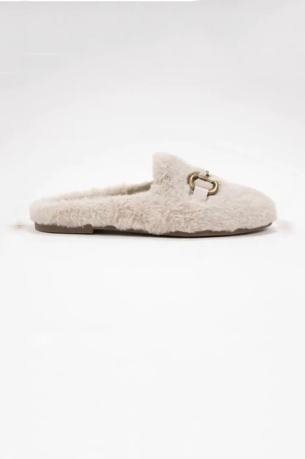 Furry Mule Slide