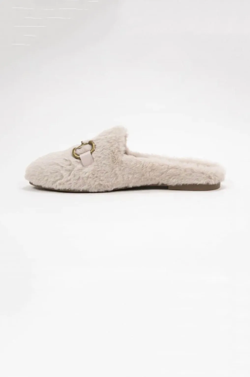 Furry Mule Slide