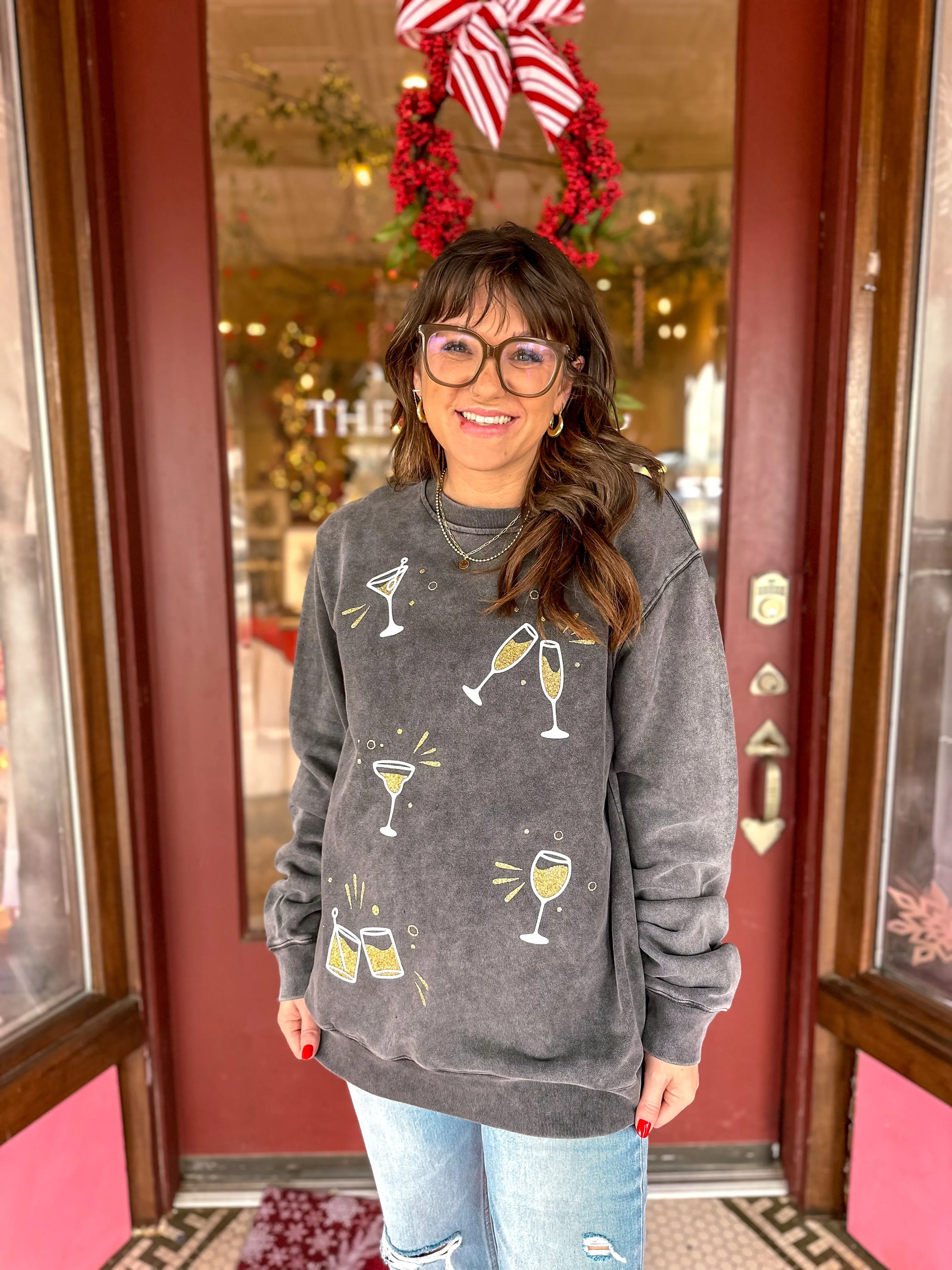 Glitter Cheers Sweatshirt