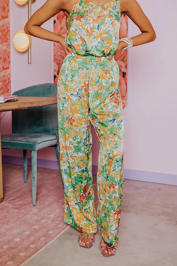 Hamptons Hideout Floral High Waist Pants