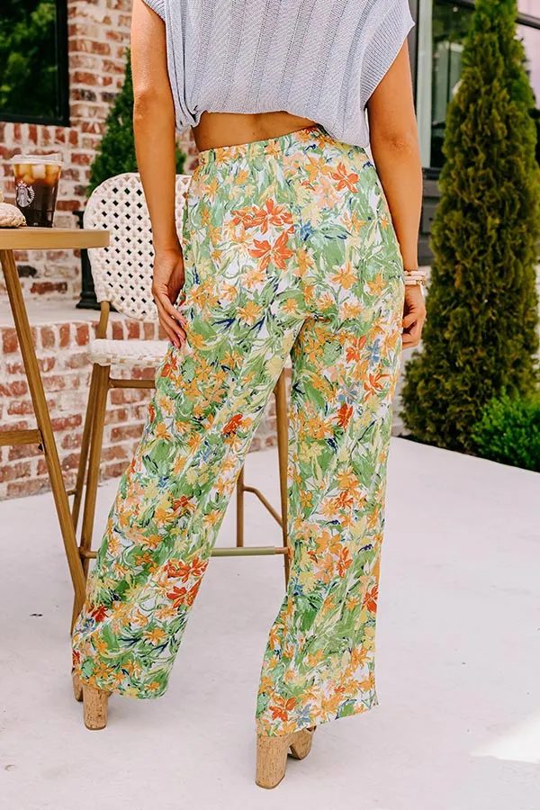 Hamptons Hideout Floral High Waist Pants