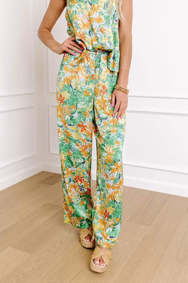 Hamptons Hideout Floral High Waist Pants