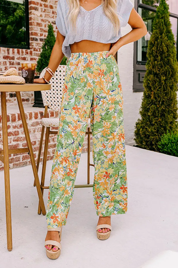 Hamptons Hideout Floral High Waist Pants