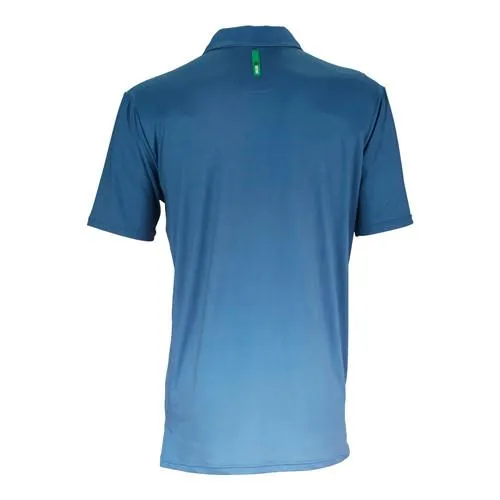 High Fade Polo-Navy/Periwinkle
