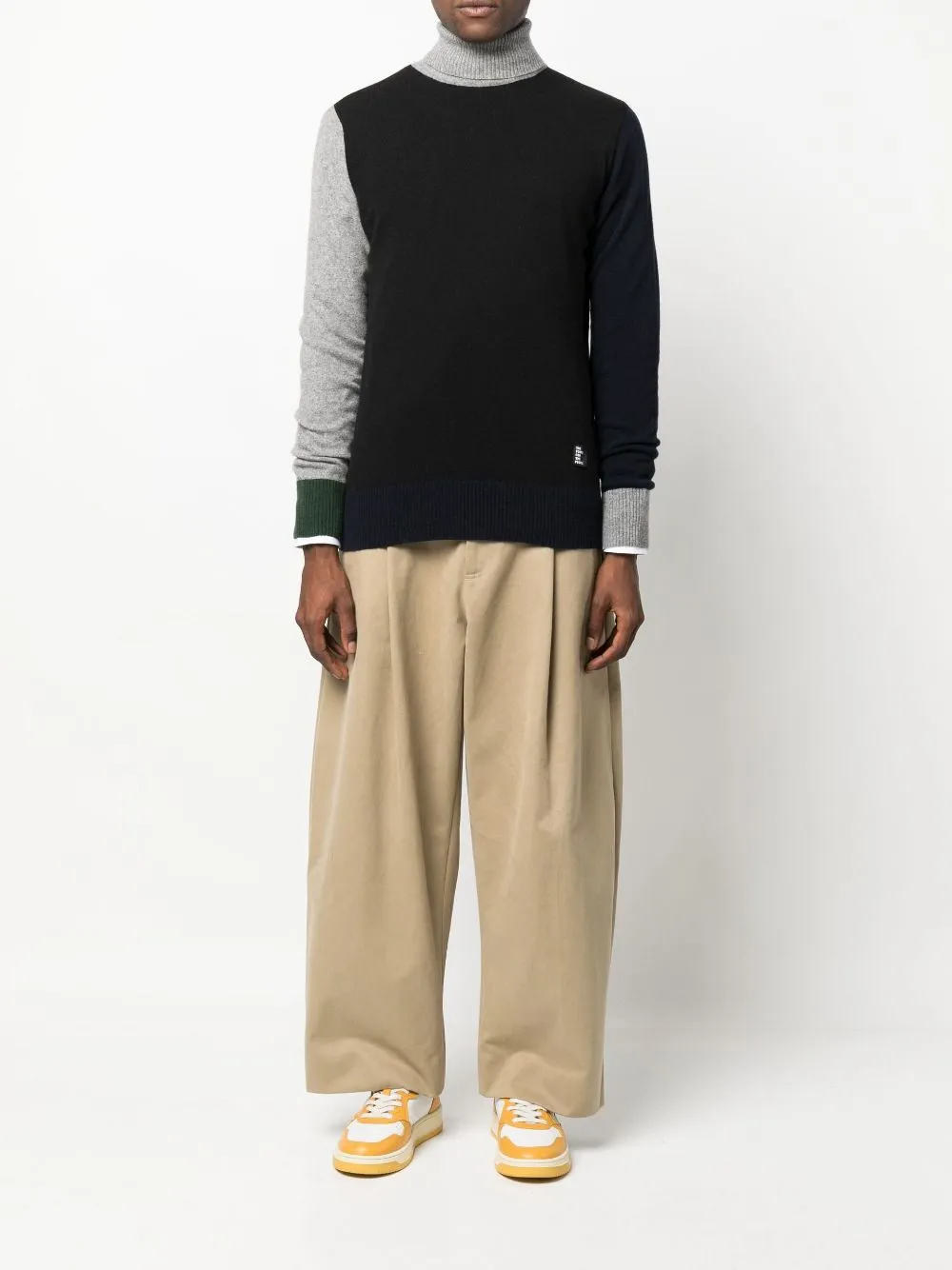 High-Neck Wool Jumper