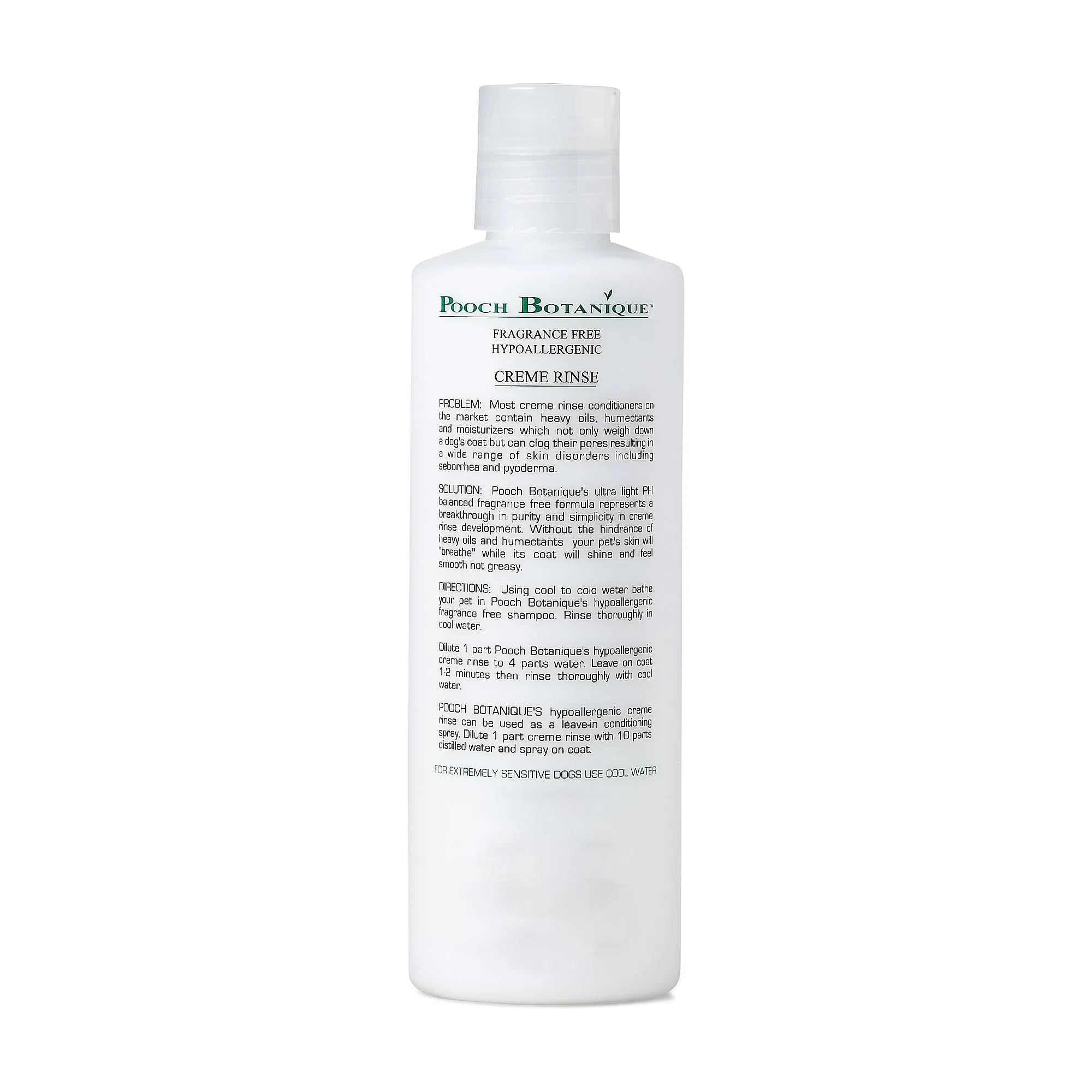 Hypoallergenic Creme Rinse Conditioner